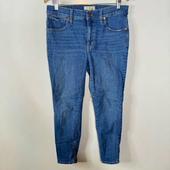 Madewell Petite 9" Mid-Rise Skinny Jeans in Pendale Wash Size 31P - Picture 3 of 8